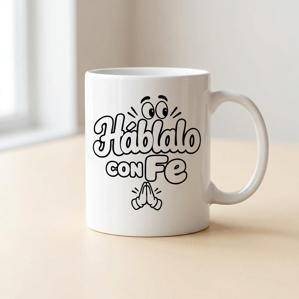 Taza Háblalo con Fe