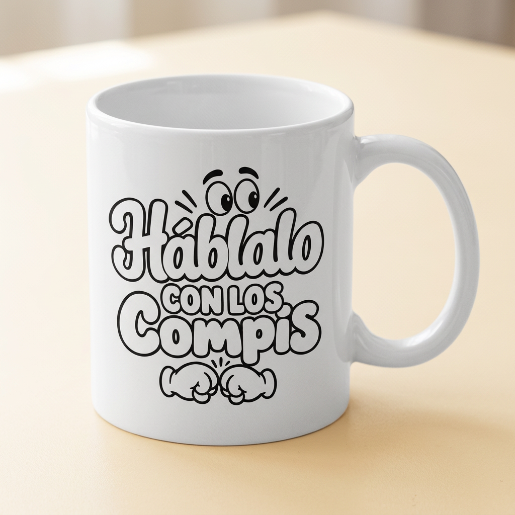 Taza Háblalo con los Compis