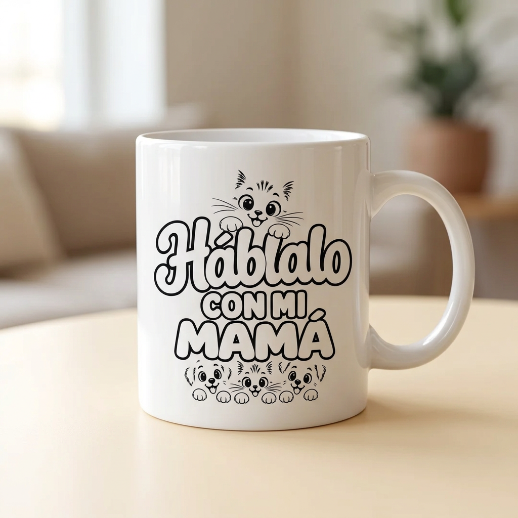 Taza Háblalo con mi mamá