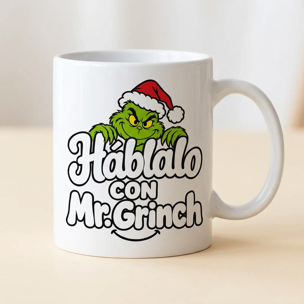 Taza Háblalo con Mr. Grinch