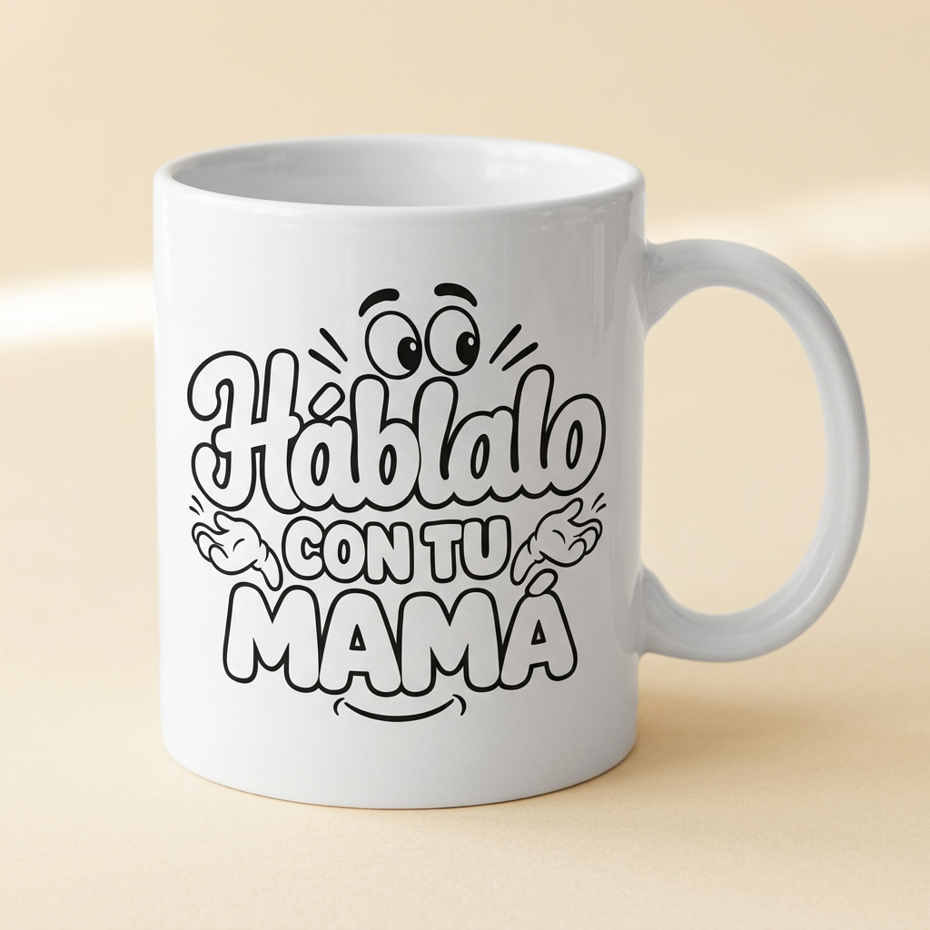 Taza Háblalo con tu mamá