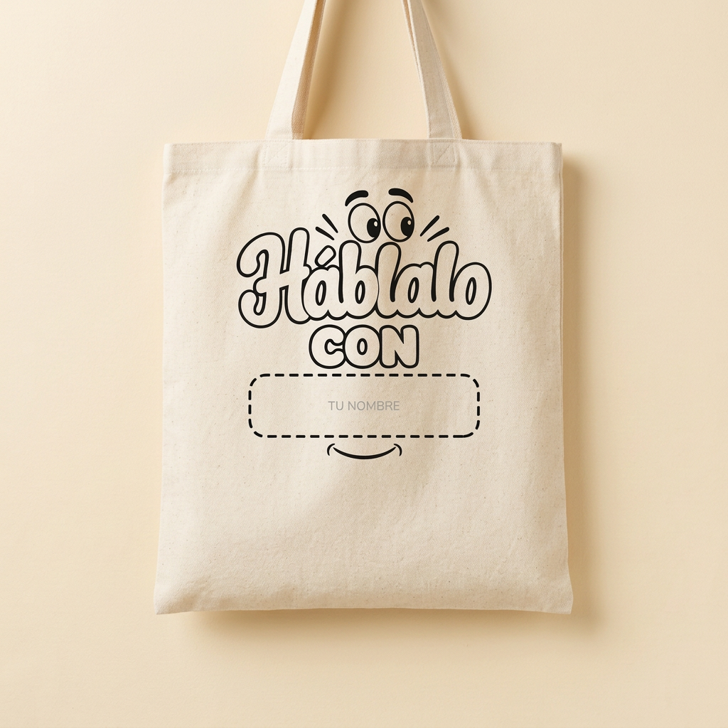 Tote Háblalo con tu nombre